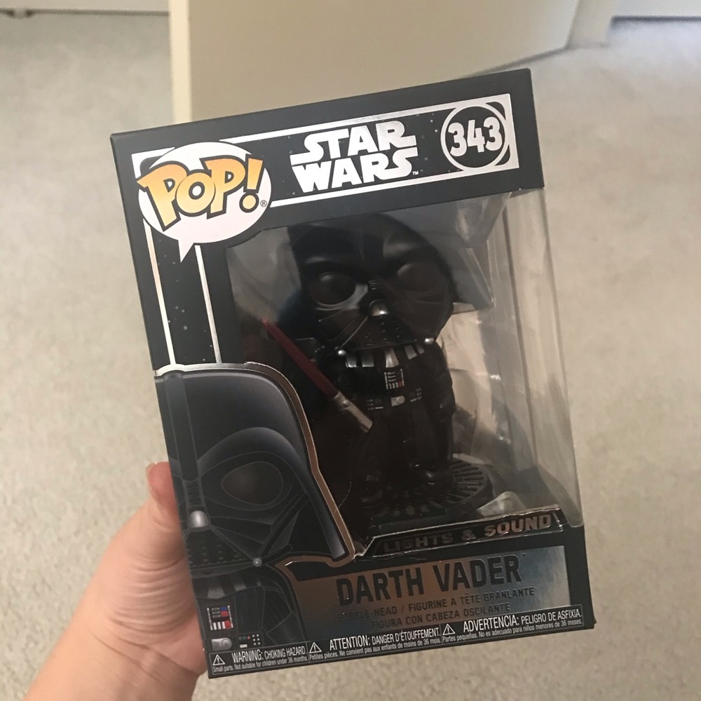 Funko POP Darth Vader Lights & Sound 343 S…